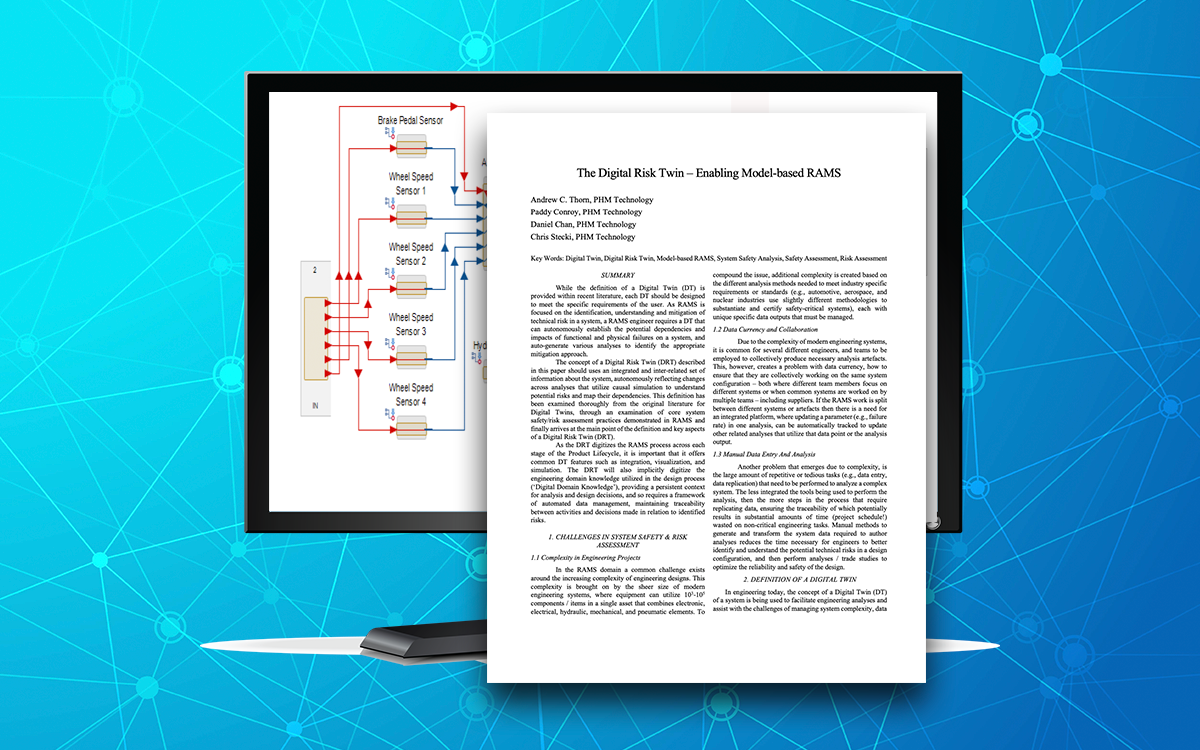 The Digital Risk Twin – Enabling Model-based RAMS