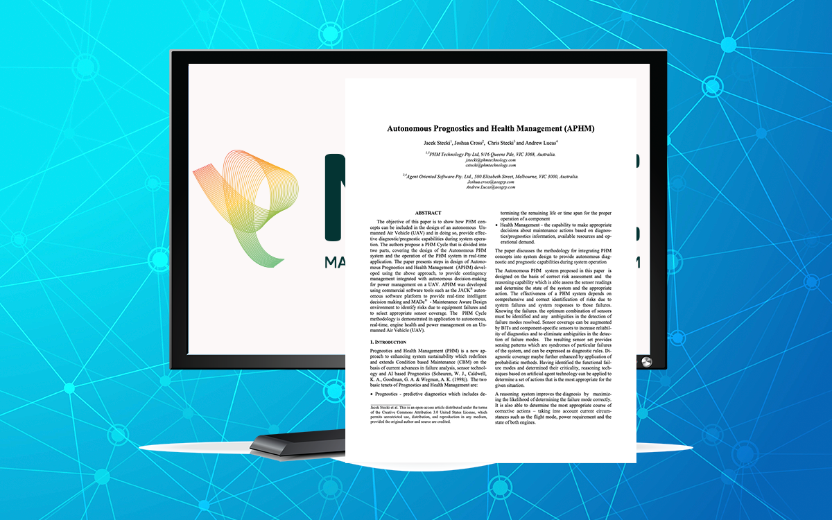 Autonomous Prognostics and Health Management - APHM