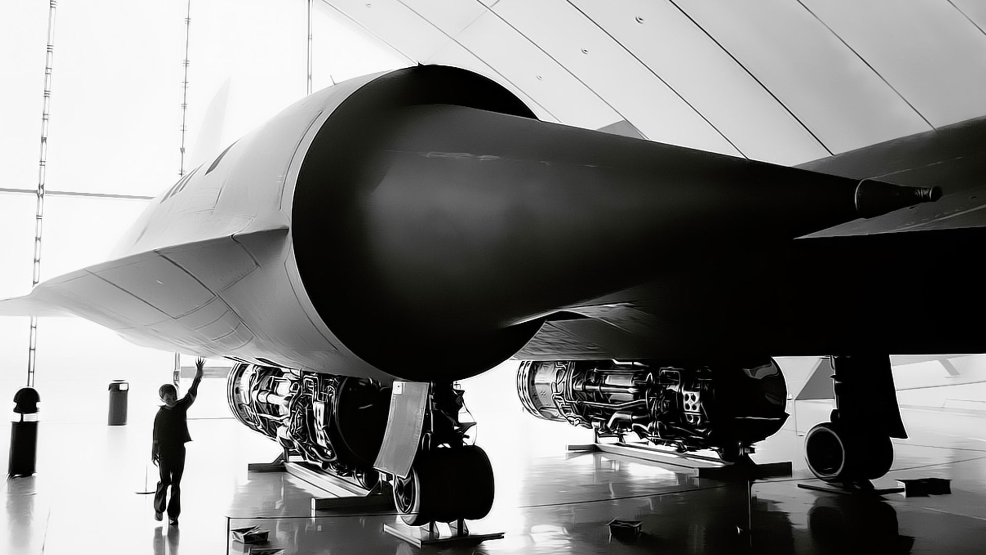 Advanced aerospace engineering and maintenance visual